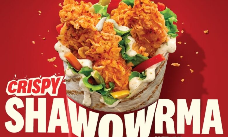 KFC INTRODUCES SHAWARMA WITH A TWIST