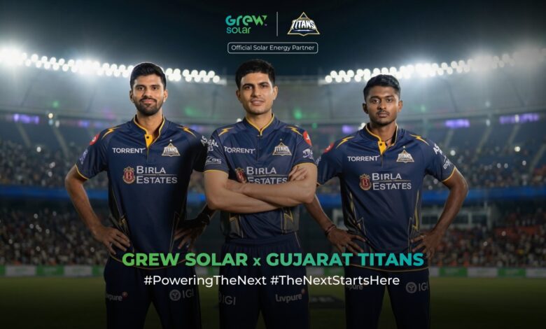 GREW Solar’s new ad film featuring Sai Sudharsan and Washington Sundar highlights the future of sustainable performance 