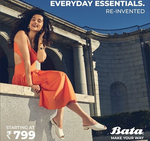Bata India launches new "Everyday Essentials" featuring Taapsee Pannu