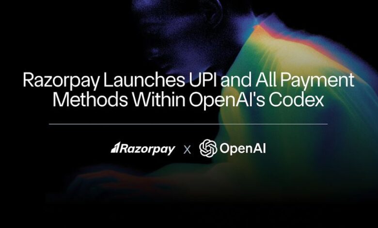 Razorpay Launches UPI and All Payment Methods Within OpenAI's Codex, Enabling Developers to Build and Monetise Apps Instantly