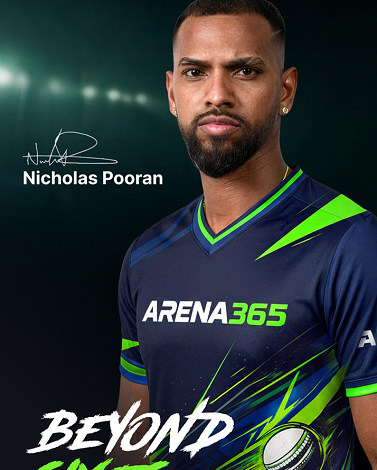 Arena365 Appoints Nicholas Pooran as Brand Ambassador, Launches New Athlete Partnership Model