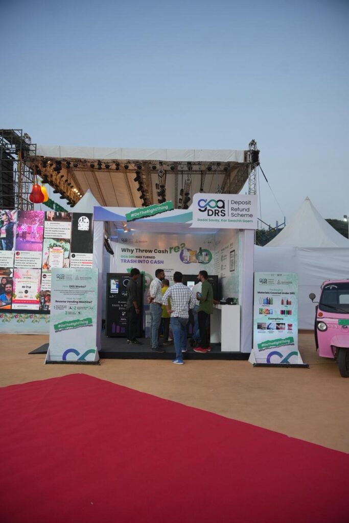 DRS Experience Zone at Goa Cashew Fest with Live Smart Collection Demonstrations offered People a Look into how DRS will Function