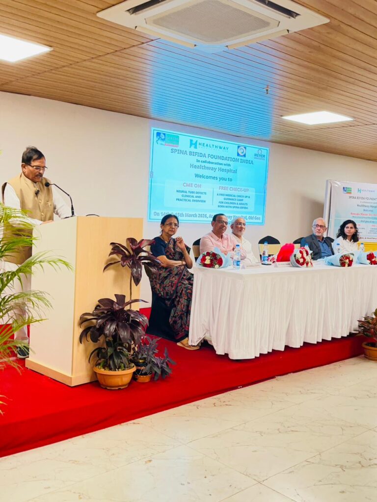 Awareness Among Patients, Doctors, Society Critical to Early Detection of Spina Bifida, a Rare Spinal DIsease Among Infants: Union MoS Shripad Naik