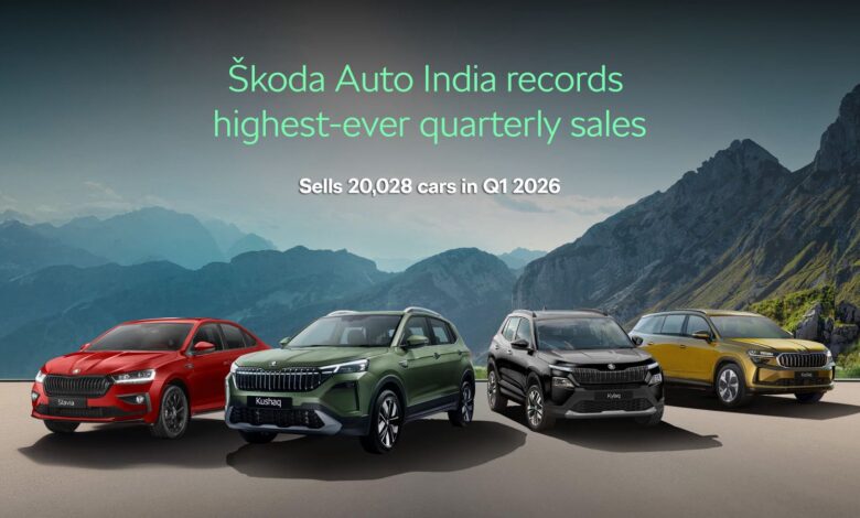 Škoda Auto India continues surge; records highest-ever quarterly sales in Q1 2026