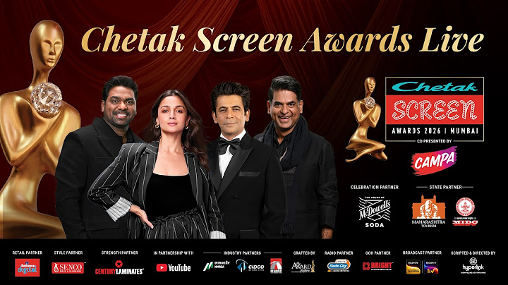 Chetak SCREEN Awards 2026 to Stream Live on April 5; Announces Brand Partners for a New Era of Audience Engagement