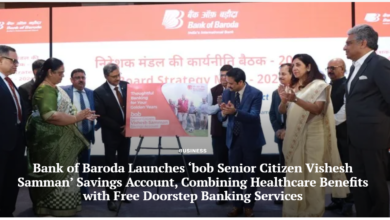 Bank of Baroda Launches ‘bob Senior Citizen Vishesh Samman’ Savings Account, Combining Healthcare Benefits with Free Doorstep Banking Services