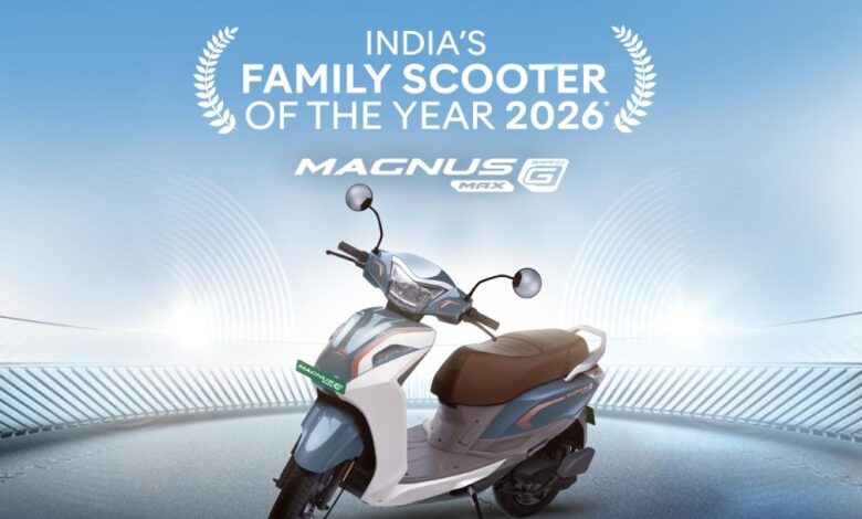 Ampere Magnus G Max by Greaves Electric Mobility Wins 'Family Scooter of the Year' at Times Drive Auto Summit and Awards 2026