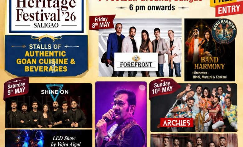 Goa Tourism to Host Goa Heritage Festival 2026 in Saligao