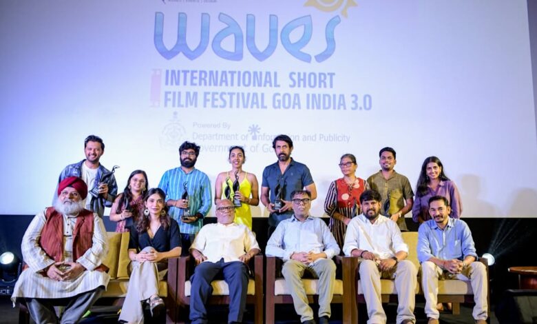 WAVES International Short Film Festival 3.0 Concludes with Grand Award Ceremony in Panaji