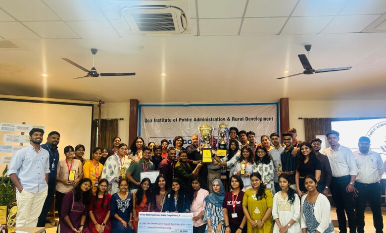 Govind Ramnath Kare College of Law secured First Place in the All Goa Model Youth Gram Sabha Competition 3.0