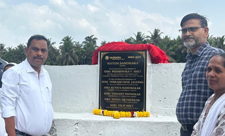 Vedanta Extends Support to Maem Farmers with Watershed Management Project