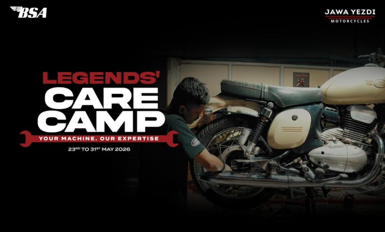 CLASSIC LEGENDS LAUNCHES 9-DAY “LEGENDS’ CARE CAMP” ACROSS JAWA, YEZDI AND BSA DEALERSHIP NETWORK