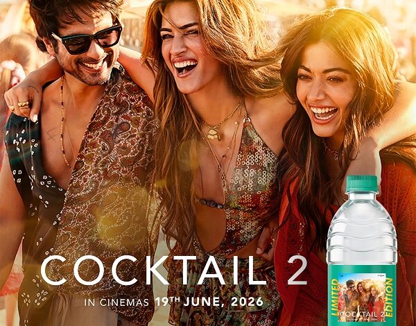Bisleri Launches Limited-Edition Cocktail 2 Bottles Featuring Shahid Kapoor, Kriti Sanon and Rashmika Mandanna