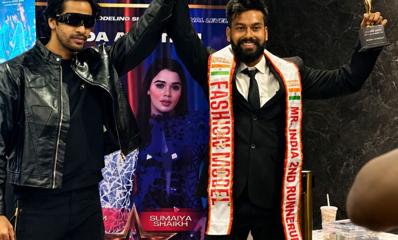 RATISH NAIK CROWNED MR INDIA 2025–2026 2ND RUNNER UP