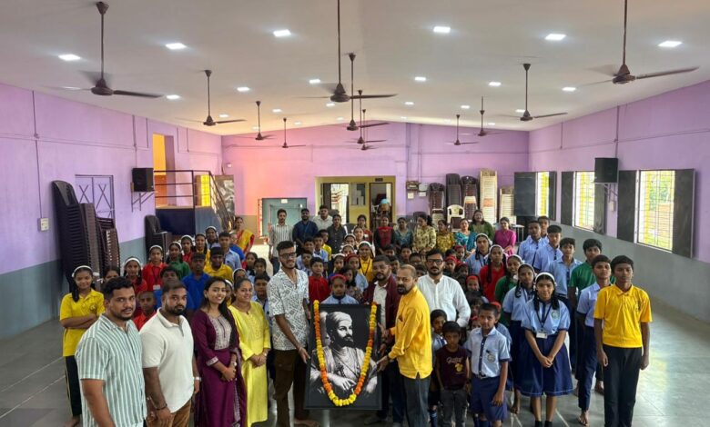 Goa Yuva Morcha Shivrajyabhishek Din with Tribute to Chhatrapati Shivaji Maharaj