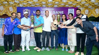 Late Shri Vasudev Sane Smruti Chashak Double Wicket Cricket Tournament Concludes Successfully