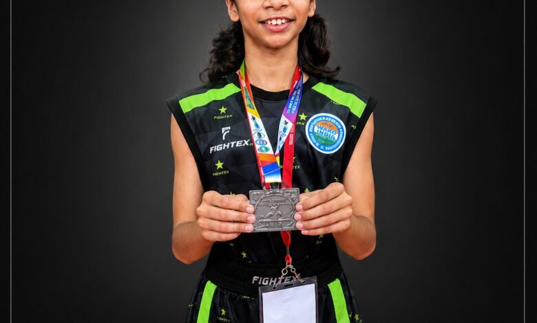 Giovanna De Sequeira Wins Silver Medal at WAKO National Kickboxing Championship 2026