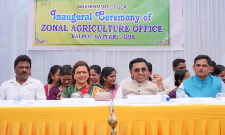 New ZAO Building Inaugurated in Valpoi, Strengthening Agricultural Services for Sattari Farmers.