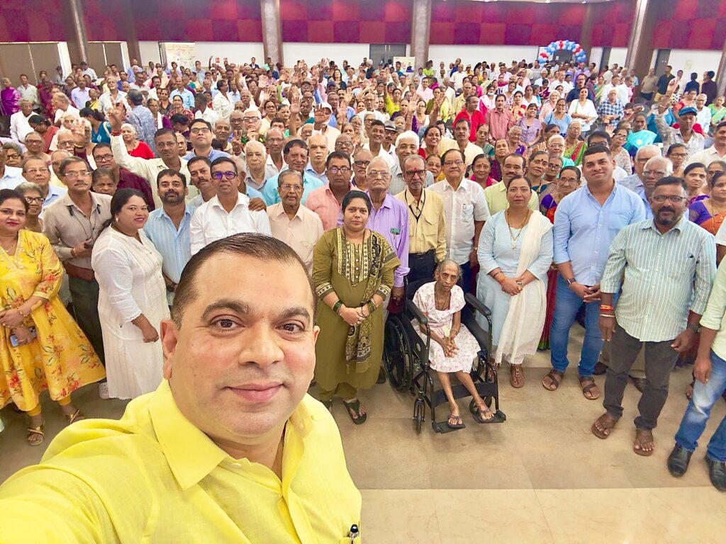 Hon’ble minister for Tourism and Porvorim MLA Shri Rohan A. Khaunte celebrates World Senior Citizens Day with Focus on Health, Security and Dignity of the Elderly in Porvorim Constituency