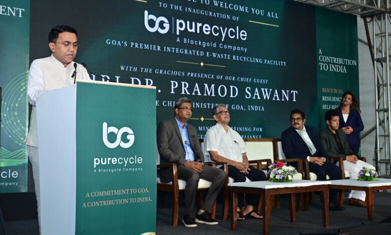 PureCycle Recycling Inaugurates Goa's First Greenfield Integrated Recycling Facility; Chief Minister Dr. Pramod Sawant Leads Inauguration