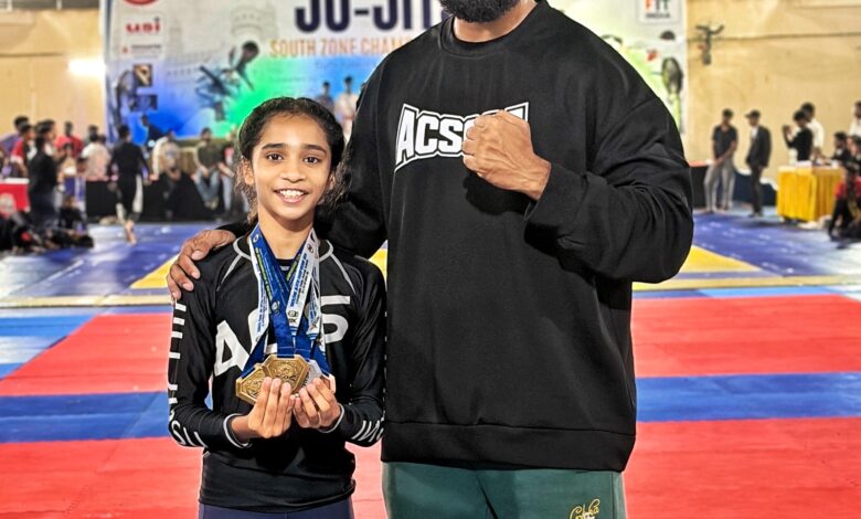 GOA ATHLETE GIOVANNA DE SEQUEIRA SHINES IN SOUTH ZONE JU-JITSU CHAMPIONSHIP