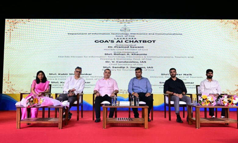 Department of IT, Electronics and Communications (DITEC) launches Tourism AI Chatbot for Goa