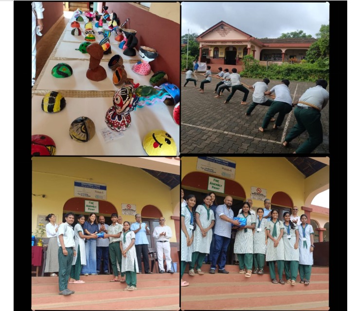 PTA Organises Bagless Day at Raghuvir & Premavati Salkar HSS, Chorao