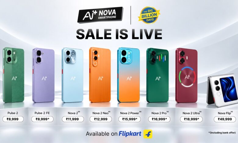 Ai+ Smartphone Drops Big Billion Days Pricing Across the Nova and Pulse Series