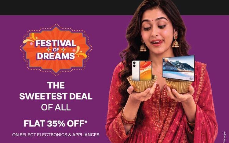 Croma Kicks Off ‘Festival of Dreams’ with Mega Festive Savings: Up to 35% Off* on Select Appliances, ₹45,000 Cashback*, and Unbeatable Tech Deals