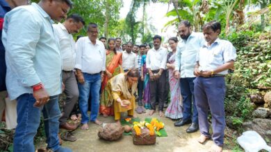 Foundation Works Launched for Bandhara at Mhalsekharwada and Ganesh Visarjan Platform Improvement at Ranewada