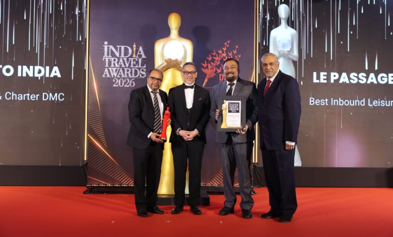 Le Passage to India Named Best Inbound Leisure & Charter DMC at India Travel Awards 2026